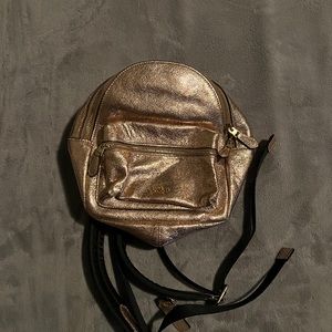 NWT Coach backpack, gold and black, sparkly
